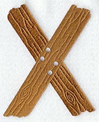 Board Letter X - 5 inch