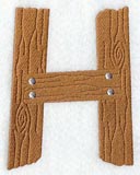 Board Letter H - 5 inch