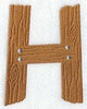 Board Letter H - 5 inch
