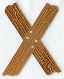 Board Letter X - 5 inch