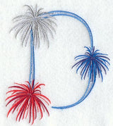 Fireworks Letter D - 5 inch