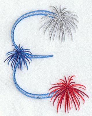 Fireworks Letter E - 5 inch