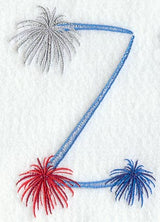Fireworks Letter Z - 5 inch