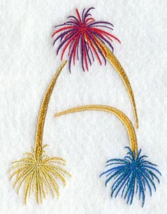 Fireworks Letter A - 5 inch