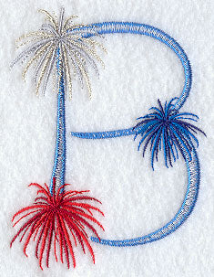 Fireworks Letter B - 5 inch