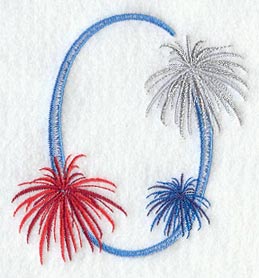 Fireworks Letter O - 5 inch