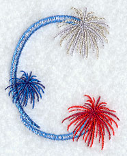 Fireworks Letter C - 5 inch
