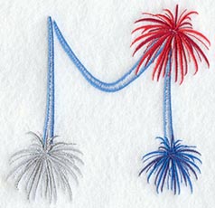 Fireworks Letter M - 5 inch