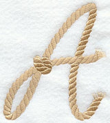 Rope Letter A - 5 inch