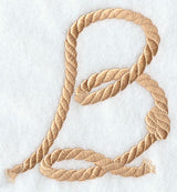 Rope Letter B - 5 inch