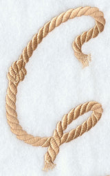 Rope Letter C - 5 inch