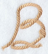 Rope Letter B - 5 inch