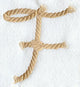 Rope Letter F - 5 inch