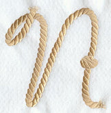 Rope Letter N - 5 inch