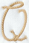 Rope Letter Q - 5 inch