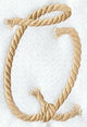 Rope Letter Q - 5 inch