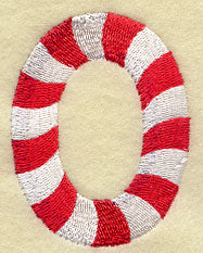 Candy Cane Number 0 - 5 inch