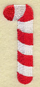 Candy Cane Number 1 - 5 inch