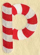 Candy Cane Lower Case Letter p - 5 inch