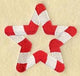 Candy Cane Symbol Star- 5 inch