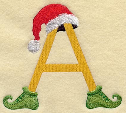 Elf Letter A - 5 inch