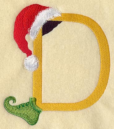 Elf Letter D -5 inch