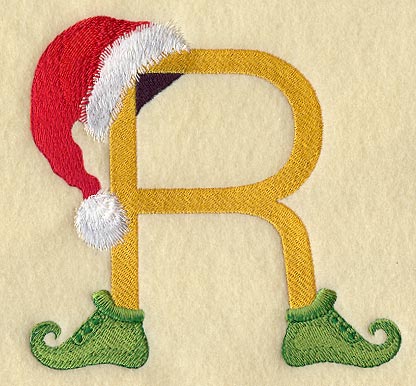Elf Letter R - 5 inch