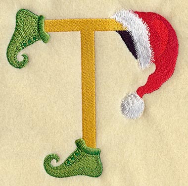 Elf Letter T - 5 inch