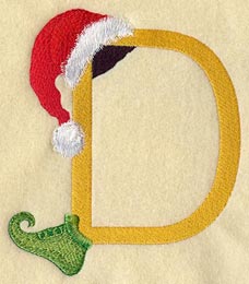 Elf Letter D -5 inch