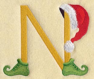 Elf Letter N - 5 inch