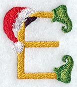 Elf Letter E - 5 inch