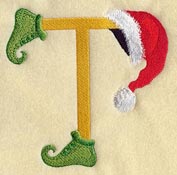 Elf Letter T - 5 inch