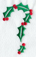 Holly Symbol Question Mark (3 Inch)