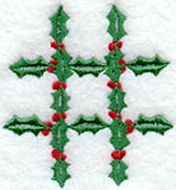 Holly Symbol Number Sign (3 Inch)