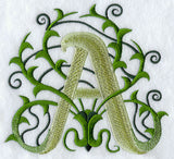 Vines Letter A - 5 inch