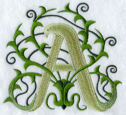 Vines Letter A - 5 inch