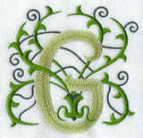Vines Letter G - 5 inch