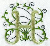 Vines Letter H - 5 inch