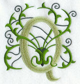 Vines Letter Q - 5 inch