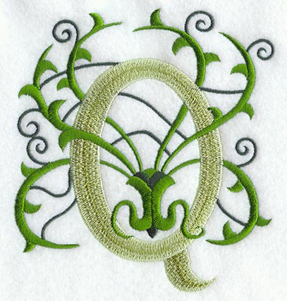 Vines Letter Q - 5 inch