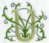 Vines Letter U - 5 inch