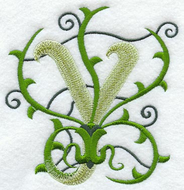 Vines Letter Y - 5 inch