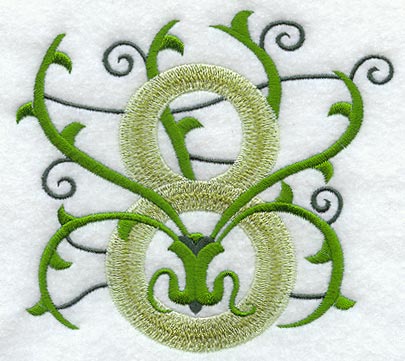 Vines Number 8 - 5 inch