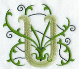 Vines Letter U - 5 inch