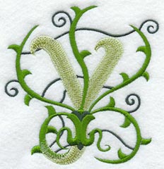 Vines Letter Y - 5 inch