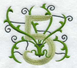 Vines Number 5 - 5 inch