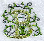 Vines Letter B - 5 inch