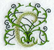 Vines Letter C - 5 inch