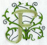 Vines Letter F - 5 inch