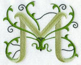 Vines Letter M - 5 inch